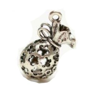 Zawieszka metalowa Charms ScrapBerry's Magic Bag, 12mm